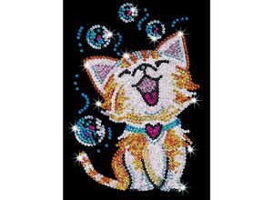 5013634016021 - Sequin Art Paillettenbild Kätzchen