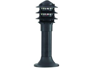 5013874219602 - Outdoor Posts - 1 Lichtpoller im Freien Sockel Licht Schwarz IP44 E27 - Searchlight