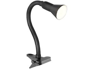 5013874361714 - Desk Partners - 1 Lichtaufgabentisch Clip On Lamp Black E14 - Searchlight