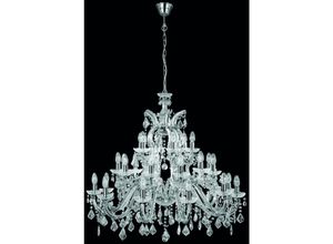 5013874366696 - Searchlight Marie Therese - 30 Light Crystal Chandelier Chrome Finish E14