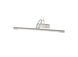 5013874396709 - Picture Lights - 1 Licht verstellbare Bildwandleuchte Satin Silber - Searchlight