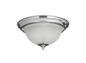 5013874415318 - Searchlight Flush - Badezimmer Flush 2 Lichtdecke Satin Silber IP44 E14