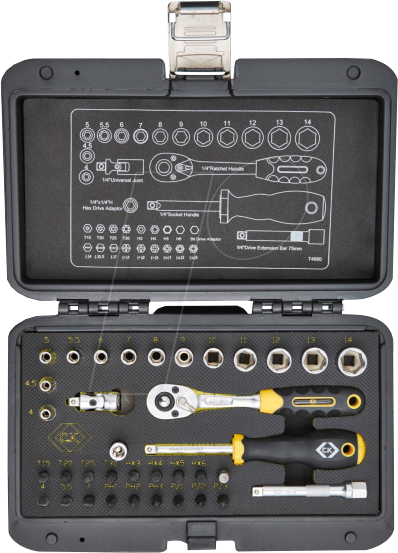 5013969246414 - Ck Magma - ck T4660 Steckschlüssel-Bit-Einsatz-Set metrisch 1 4 36teilig T4660