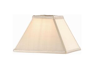 5016087885701 - Interiors 1900 - Interiors - Neun Zoll Oyster Faux Silk Shade B22