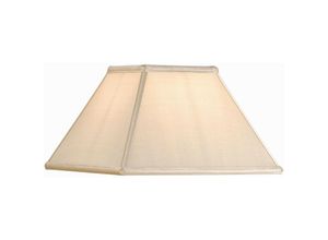 5016087885848 - Interiors 1900 - Interiors - Zwölf Zoll Oyster Faux Silk Shade B22