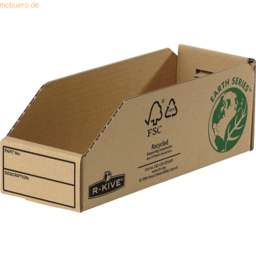 5016291073536 - 50 x Kleinteile-Box Part Bins R-Kive 98x102x280mm 5016291073536 - 50 x Kleinteile-Box Part Bins R-Kive 98x102x280mm