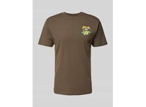 5016967007131 - T-Shirt mit Label-Print Modell WINKOWSKI