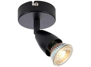 5017588013280 - Saxby Lighting - Saxby Amalfi Einzelstrahler mit mattschwarzer Lackierung