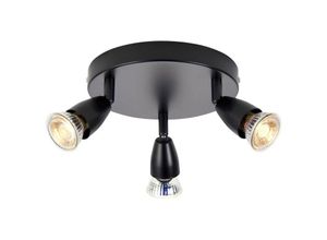 5017588013303 - Saxby Lighting - Saxby Amalfi Deckenstrahler-Cluster 3-flammig mattschwarz lackiert