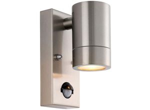 5017588013518 - Saxby Palin PIR-Wandleuchte für den Außenbereich gebürsteter Edelstahl IP65