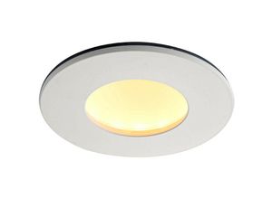 5017588026693 - Saxby Lighting - Saxby Orbitalpro 4CCT 9W Einbau-Downlight mattweiß lackiert IP65