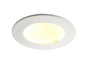 5017588026716 - Saxby Lighting - Saxby Orbitalpro 4CCT 12W Einbau-Downlight mattweiß lackiert IP65