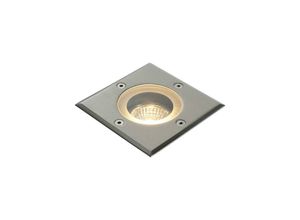 5017588176466 - Saxby Lighting - Pillar - Outdoor Square IP65 50W Polierter Edelstahl & Klarglas