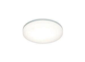 5017588544791 - Saxby Lighting - Saxby Noble - Integrierte led 1 Licht Badezimmer Flush Light Opal Silber IP44