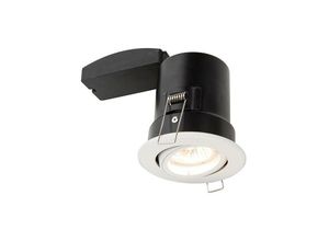 5017588610601 - Saxby Lighting - Saxby Shieldplus Mv - Feuer bewertet 1 Licht Einbauleuchte Downlight Matt White GU10