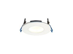 5017588698807 - Saxby Lighting - Saxby Orbitalplus - Feuerschutz Integrierte led 1 Licht Badezimmer Einbauleuchte Matt Weiß IP65