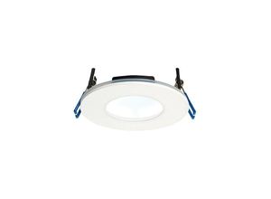 5017588698838 - Saxby Lighting - Saxby Orbitalplus - Feuerschutz Integrierte led 1 Licht Badezimmer Einbauleuchte Matt Weiß IP65