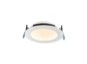 5017588715153 - Saxby Orbitalpro - Fire Rated Integrated led Farbwechsel Einbau Downlight Matt Weiß IP65