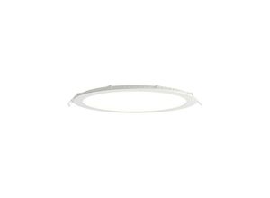 5017588738107 - Saxby Lighting - Saxby Siriodisc - Integriertes LED-Einbauleuchte Mattweiß gefrostetes Acryl