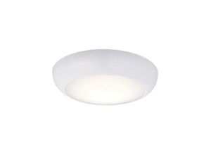 5017588778950 - Saxby Lighting - Saxby Forca - Integriertes LED-Notspüllicht für den Außenbereich glänzend weiß Opal IP65