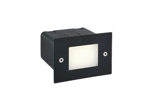 5017588786450 - Saxby Lighting - Saxby Seina - Integrierte LED-Wandleuchte für den Außenbereich Strukturiert schwarz mattiert IP44