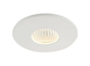 5017588915133 - Saxby Lighting - Saxby lalo - Badezimmer Einbau Downlight 3000K IP44 4W Matt Weiß Farbe