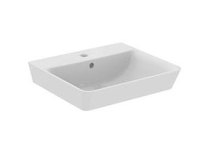 5017830514459 - Waschtisch Connect Air Cube 1 Hahnloch mit Überlauf 500x450x160mm Weiß E030101