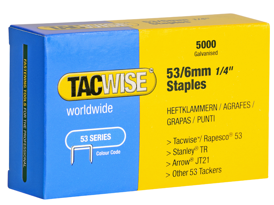 5018505100403 - TACWISE Heftklammern 53 8 mm verzinkt 2000 Stück