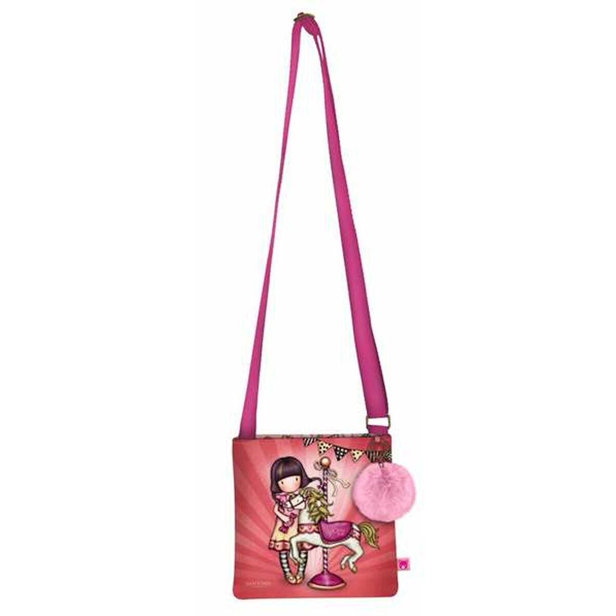 5018997638095 - Umhängetasche Carousel Lachsfarben 21 x 20 x 15 cm 5018997638095 - Umhängetasche Carousel Lachsfarben 21 x 20 x 15 cm