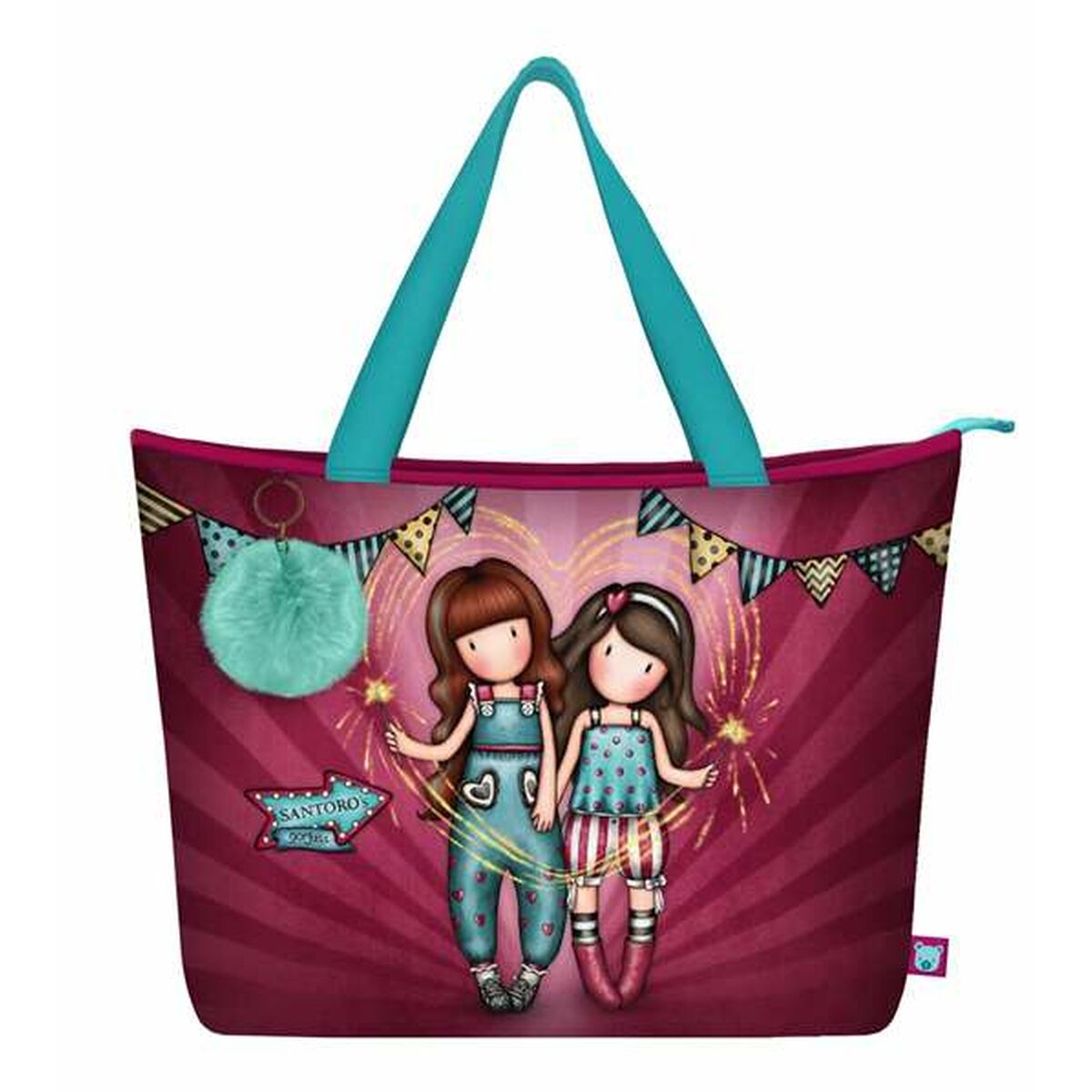 5018997638361 - Handtasche Fireworks Granatrot 415 x 30 x 13 cm 5018997638361 - Handtasche Fireworks Granatrot 415 x 30 x 13 cm