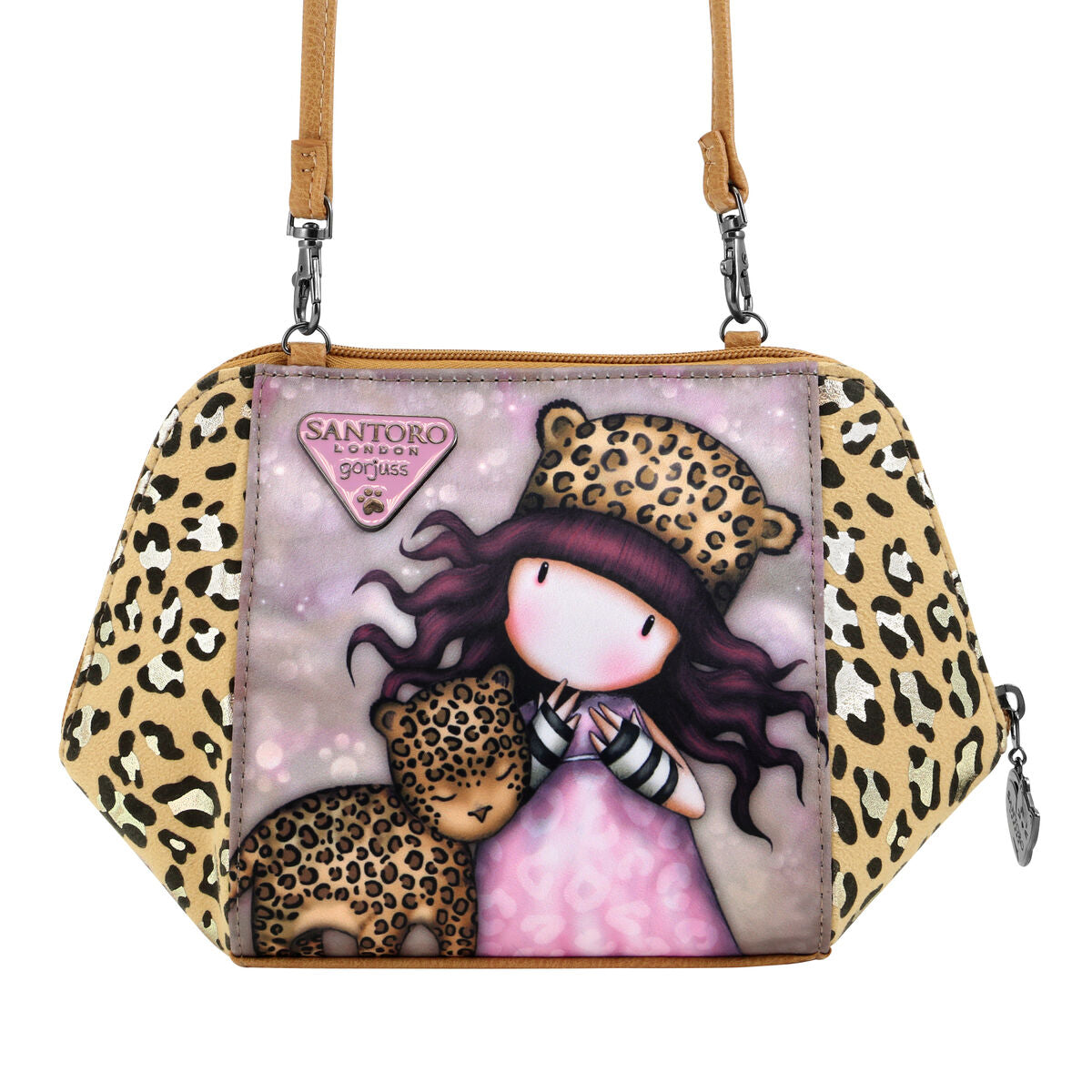 5018997639115 - Umhängetasche Purrrrrfect Love Leopard 26 x 155 x 95 cm