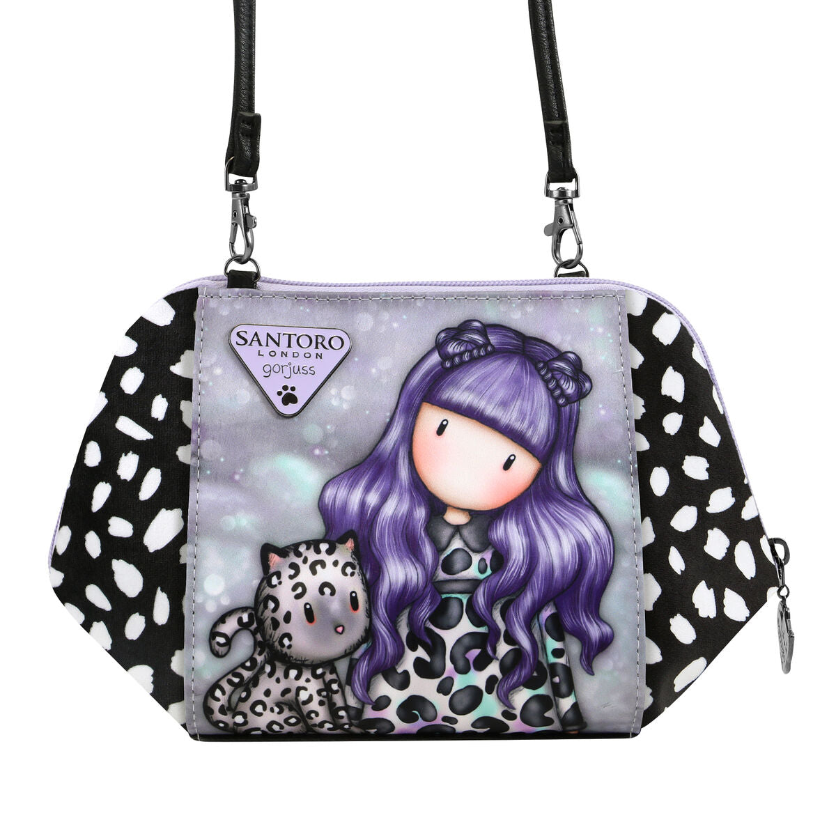 5018997639139 - Umhängetasche Smitten Kitten Weiß Schwarz 26 x 155 x 95 cm