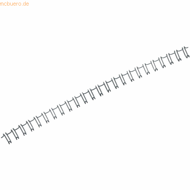 5019577099411 - Drahtbinderücken WireBind A5 Nr 4 63mm VE=250 Stück weiß