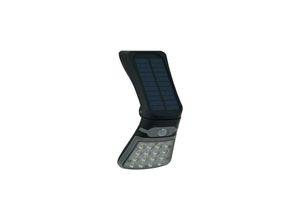 5020024002663 - Forum Lighting - Forum Blackhall Solar 3000k 2W LED-Außenflutlicht Schwarz IP44