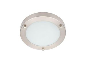 5020024517662 - Forum Lighting - Forum Delphi 4000 k LED-Badezimmer-Deckenleuchte 12 w satiniertes Nickel IP44