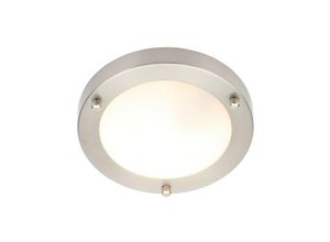 5020024517709 - Forum Lighting - Forum Delphi Badezimmer-Deckenleuchte satiniertes Nickel IP44