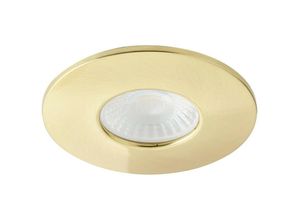 5020024523069 - Mm_unverified_brand - Forum Rhom cct FireRated LED-Einbau-Downlight satiniertes Messing IP65