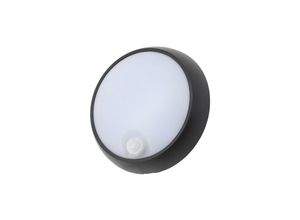 5020024705472 - Forum Cano PIR 4000k LED Outdoor Bulkheads Wandleuchte Schwarz IP54