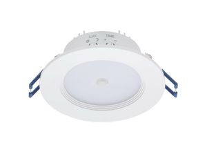 5020024706196 - Forum Lighting - Forum Reno PIR-einstellbares feuerbeständiges LED-Einbau-Downlight mit 3000 k Schwarz