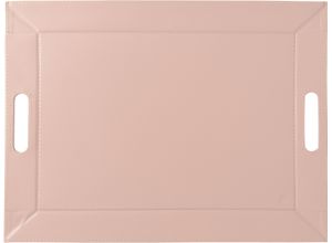 5020057333093 - Tablett FREEFORM DUO 2-farbiges Wendetablett Tablett und Tisch-Set in einem wendbar rosa (altrosa creme) B41cm H08cm L55cm Kunstleder Tabletts mit Doppelfunktion pflegeleicht und kann platzsparend verstaut werden