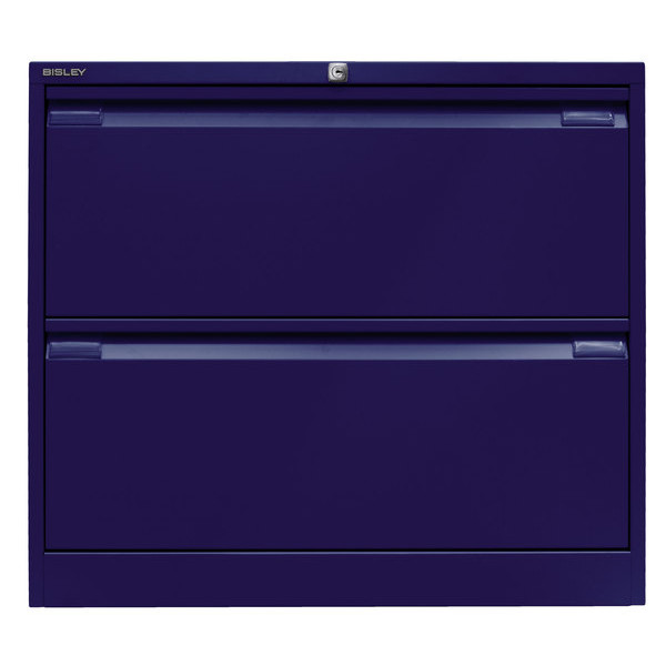 5020073705638 - BISLEY DF3 Hängeregistraturschrank oxfordblau 2 Schubladen 800 x 622 x 711 cm