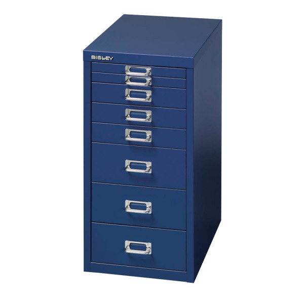 5020073705850 - Schubladenschrank MultiDrawer? 29er Serie L298839 Stahl 8 Schubladen (Vollauszug) A4 279 x 59 x 38 cm blau 5020073705850 B