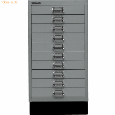 5020073707083 - BISLEY MultiDrawer™ 29er Serie mit Sockel DIN A3 10 Schubladen silber