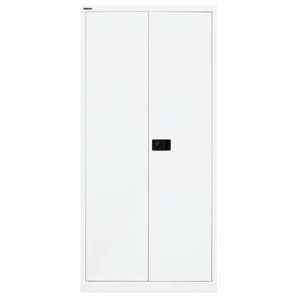 5020073708417 - BISLEY UNIVERSAL Flügeltürenschrank HxBxT 1950 x 914 x 400 mm mit Garderobeneinsatz verkehrsweiß