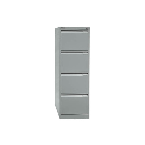 5020073712957 - Hängeregistraturschrank 413 x 622 x 1321 cm 4 Schubfächer silber 5020073712957 3643355