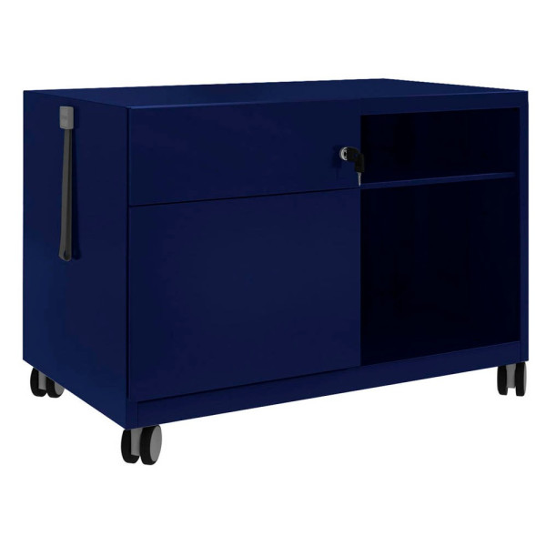 5020073742565 - BISLEY Note™ Caddy Rollcontainer oxfordblau 2 Auszüge 800 x 490 x 563 cm