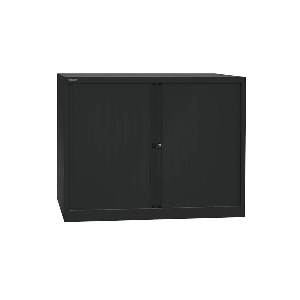 5020073755701 - Aktenschrank EuroTambours? PLUS ET412102S5433 Kunststoff Stahl abschließbar 25 OH 120 x 103 x 43 cm schwarz