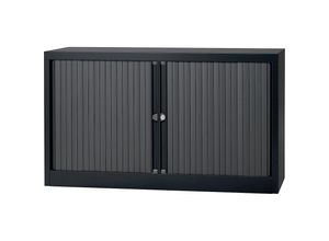 5020073755992 - BISLEY Euro-Rollladenschrank Breite 1200 mm 1 Fachboden schwarz