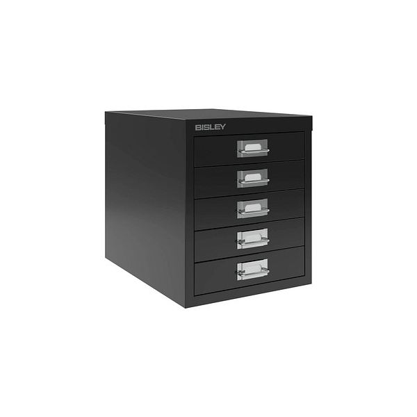 5020073768688 - MultiDrawer? L125 Schubladenschrank schwarz mit 5 Schubladen 279 x 380 x 325 cm 5020073768688 BISLEY