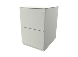 5020073784220 - BISLEY Rollcontainer Note™ mit 2 Hängeregistraturen HxB 652 x 420 mm mit Top reinweiß